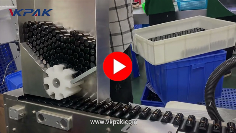 Automatyczna pozioma maszyna do etykietowania butelek z olejkami eterycznymi