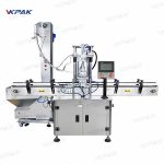 Automatyczna liniowa maszyna do zamykania butelek za pomocą pojedynczego serwomechanizmu