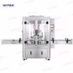 Automatyczne szklane słoiki na olej kokosowy 2 głowice linia do napełniania pneumatycznego