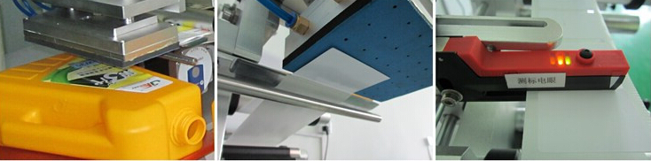 Maszyna do etykietowania torebek plastikowych z wylewką Półautomatyczna do płaskich powierzchni