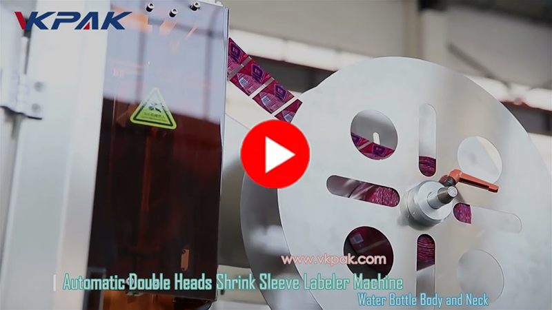 VK-SSL Automatyczna maszyna do etykietowania butelek z wodą w folię termokurczliwą