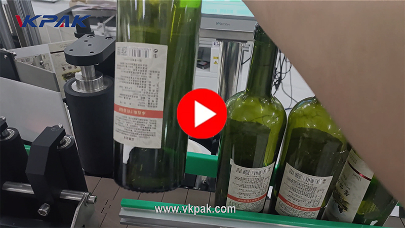 Maszyna do etykietowania butelek wina