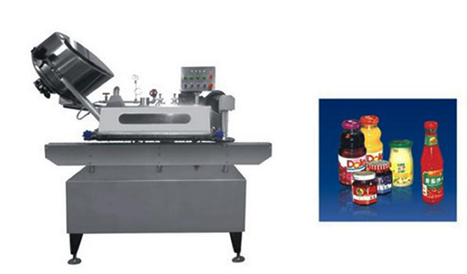 Button-controlled system glass Jar twist off Steam Capper equipment vacuum capping machine for sauce sterowana przyciskiem maszyna do zamykania próżniowego twist off.jpg