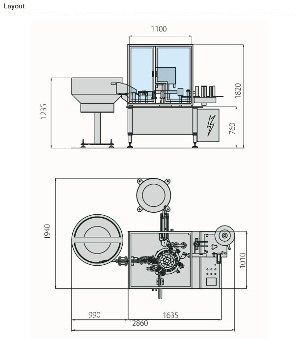 high speed syringe filling closer pharmaceutical equipment układ maszyny do napełniania i zamykania.jpg