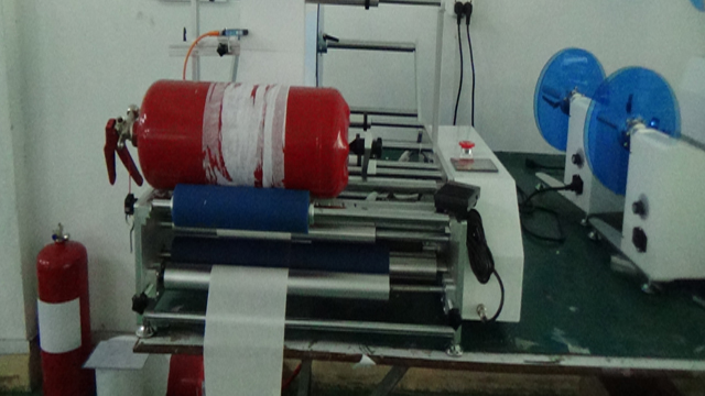 sprzęt do etykietowania środków gaśniczych.