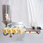 Półautomatyczna maszyna do napełniania gotowych torebek z wylewką pneumatyczną