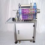 Półautomatyczna maszyna do etykietowania kiełbas flagą składaną i etykietowania naklejek