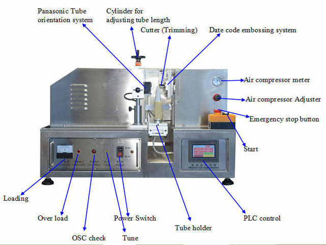 semi automatic sealing machines Zgrzewarka ultradźwiękowa do rur